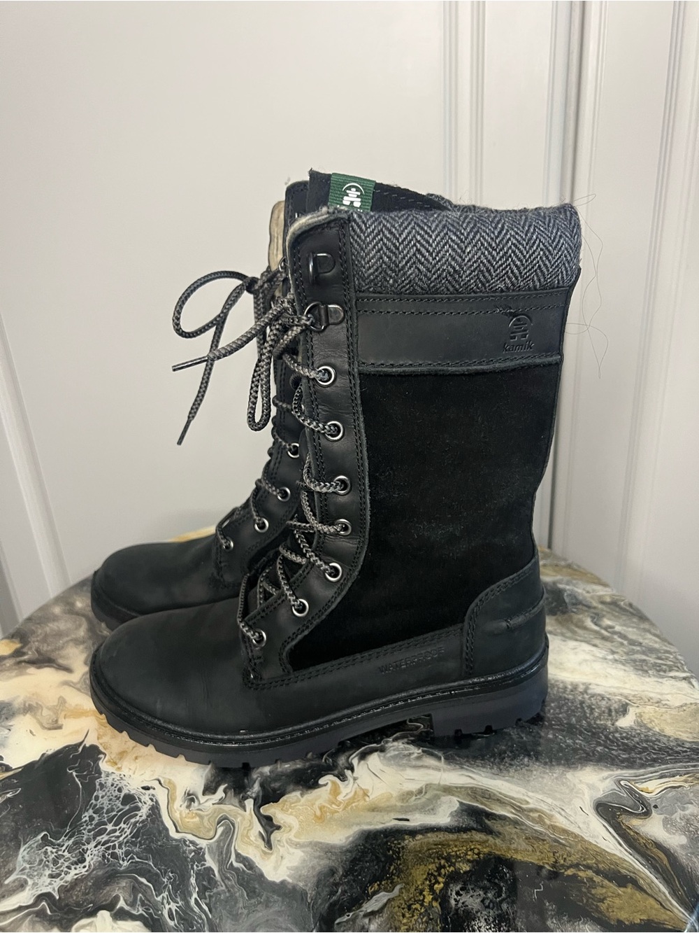 Kamik Rogue 9 Waterproof Leather Thinsulate Winter Boots